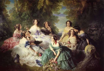 Eugénie, Kaiserin der Franzosen und ihre Damen